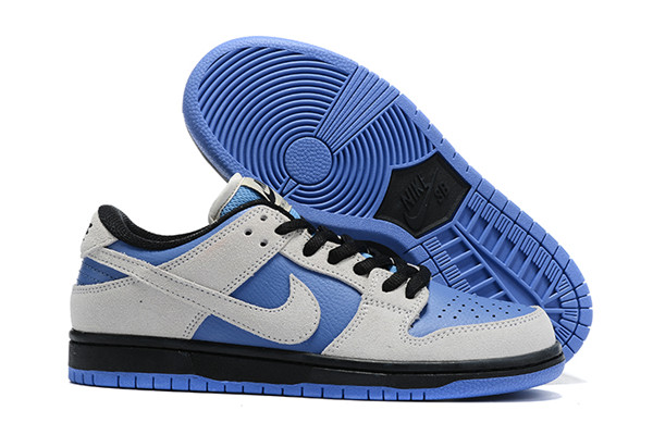 Women's Dunk Low SB Blue/White Shoes 0145 Women's Dunk Low SB Blue/White Shoes 0145